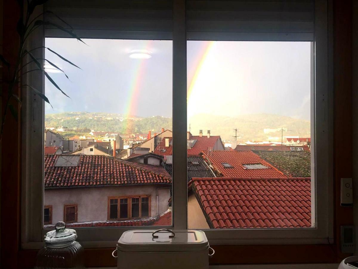 Duplex luminoso con vistas en el centro de Ourense Apartamento Exterior foto